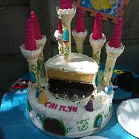 Princess tower cake