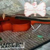 Rachel's Violin Cake