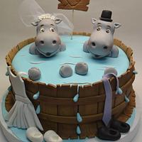 Hipos wedding cake