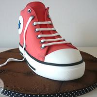 Converse birthday cake