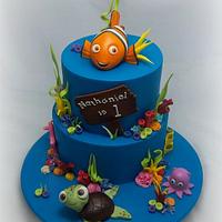 Finding Nemo 1st Birthday Cake