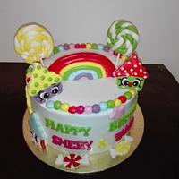 Cute girly birthday cake