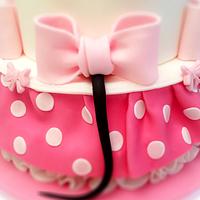 Minnie mouse cake...both sides!