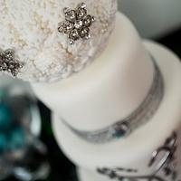 Frozen/Snow Queen wedding cake