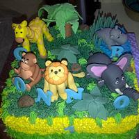 Birthday Cake - Jungle theme