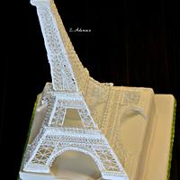 Eiffel tower cake...