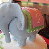 Elephant Birthday Cake