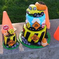 Construction Themed Cake & Smash Cake!