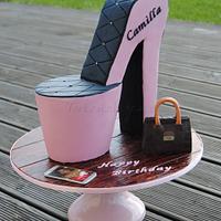 Scuplted High Heel Cake- as an Armchair  ;)