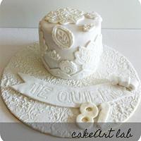 Elegant Birthday cake for one person