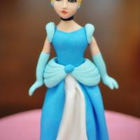 Princess Cinderella cake topper