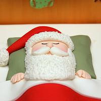 Santa Sleeping