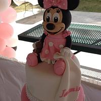 Baby Minnie Mouse Cake
