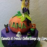 Halloween birthday cake