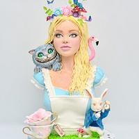 Alice In Wonderland Sculpted Cake
