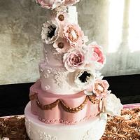 Marie Antoniette wedding Cake 