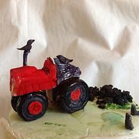 Gift little lover tractors and trucks)