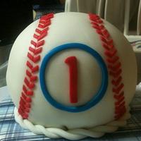 Cubs Baseball Cake 