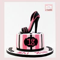 Fashionista Stiletto Cake