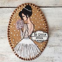 Wedding boutique giant cookie gift 