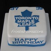Toronto Maple Leaf Cake