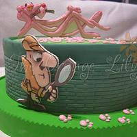 Pink Panther cake