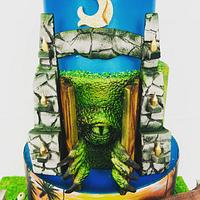 Dinosaure cake lover