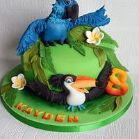 Rio Bird cake