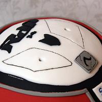 Randy de Puniet Shark Helmet Cake