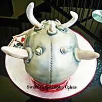 Demon Skull Cake