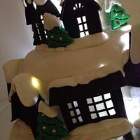 Christmas Village cake