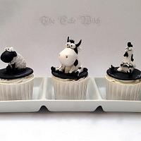 Farm  Animals Cupcakes
