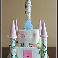 Disney Princess Castle cake