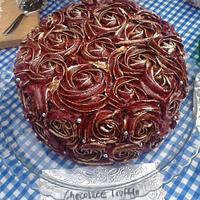 Chocolate Truffle Torte Rose Cake