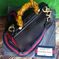 Mary - Nymphea Gucci Bag 40th Birthday Cake