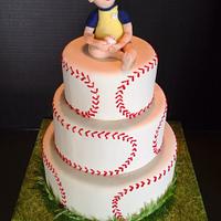 Baseball Baby Shower cake