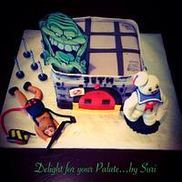 Ghostbusters cake 