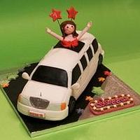 Limousine Birthday Cake
