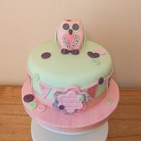 HAPPY BIRTHDAY TWIT TWOO! OWL BIRTHDAY CAKE