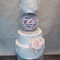 Wedding roses cake <3 