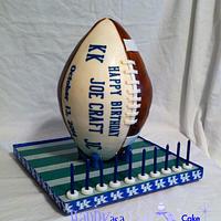 Football cake for Mr. Joe Craft