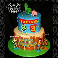 Toy Story (TM) themed cake