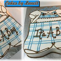 It's A Boy Outfit Cake