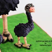 Animal Rights Collaboration - The Ostrich family