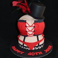 3d corset cake