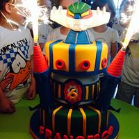 Jeeg robot cake