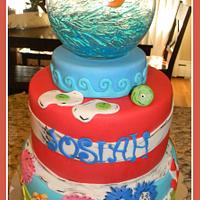 Dr.Seuss Fish bowl and smash cake