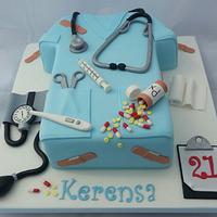 My Nurses cake made for my Cousins 21st