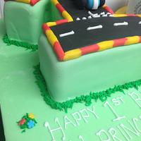 Number 1 road cake
