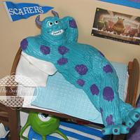 Monsters University Dorm Room Cake